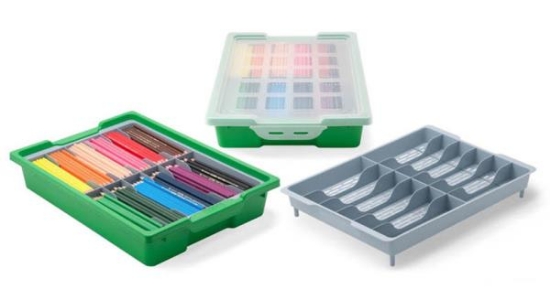 Image de Boîte (classpack) rangement crayons