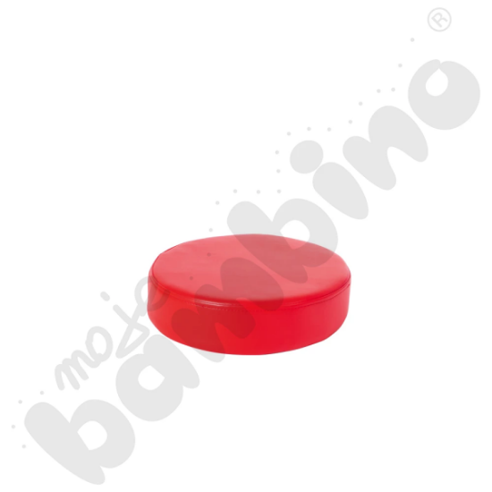 Image de Pouf rond rouge Ø 30 cm