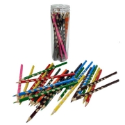 Image de Crayons de couleur triangulaires ergonomiques, pot de 48