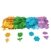 Image de Gommettes « Printemps » brillantes, lot de 200