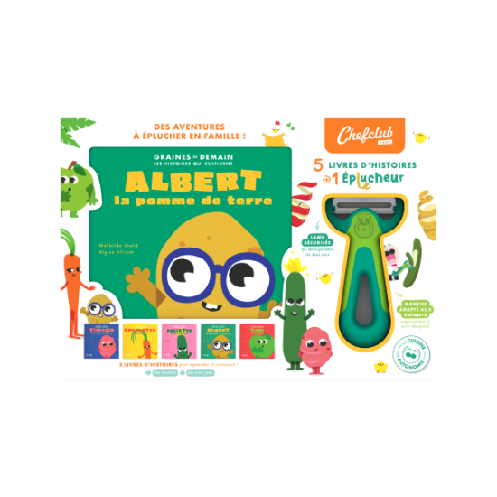 Image de Coffret graines : livre & éplucheur