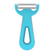 Image de Éplucheur Chefclub Kids – Bleu & Rouge