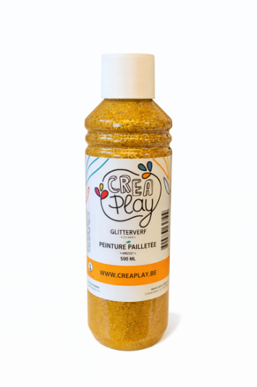 Image de Peinture pailletée 500 ml or