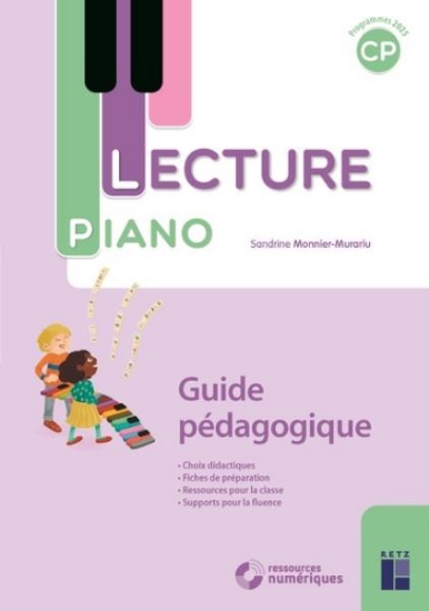 Image de Lecture piano - CP Guide pédagogique + téléchargement - Programmes 2025