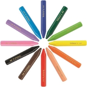 Image de Crayons Plastidecor triangulaires Bic Kids, la pochette de 12