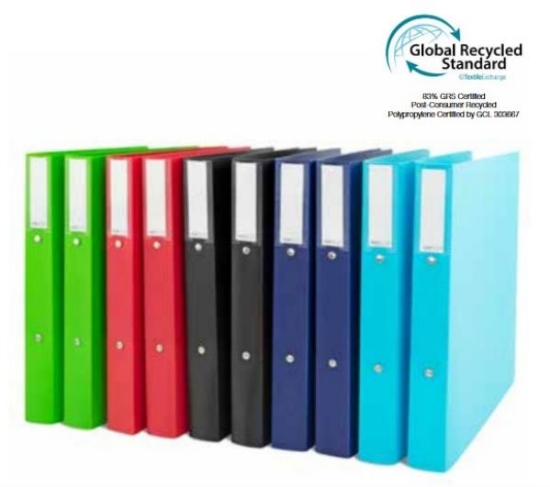 Image de Classeurs souples à 2 anneaux 100 % recyclé , les 10