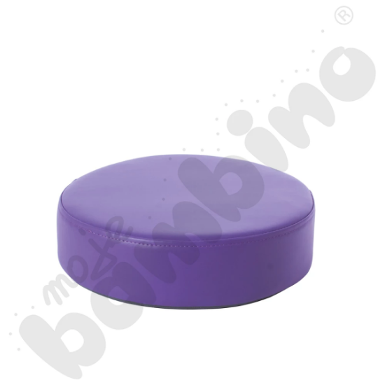 Image de Pouf rond violet Ø 30 cm