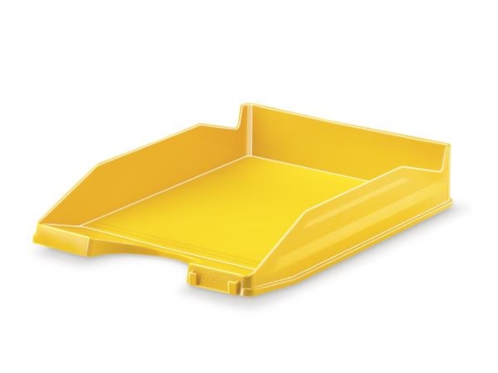 Image de Bac à courrier superposable jaune
