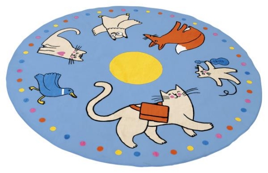 Image de Grand tapis - La ronde des amis