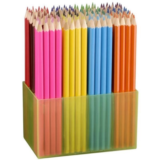 Image de Crayons de couleur ordinaires, 18 cm, classpack de 144