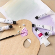Image de Peinture gouache pastel, 6 × 20 ml