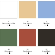 Image de Peinture gouache couleurs naturelles, 6 × 20 ml