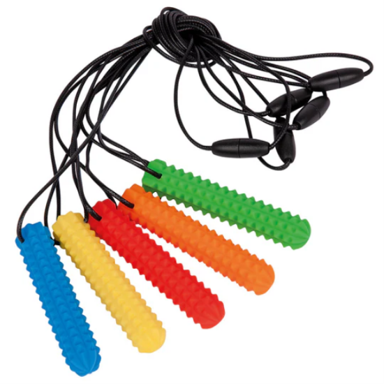 Image de Colliers de mastication sensoriels, les 5 pièces