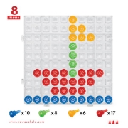 Image de Chevilles translucides,  fiches d’activités pour tableau
