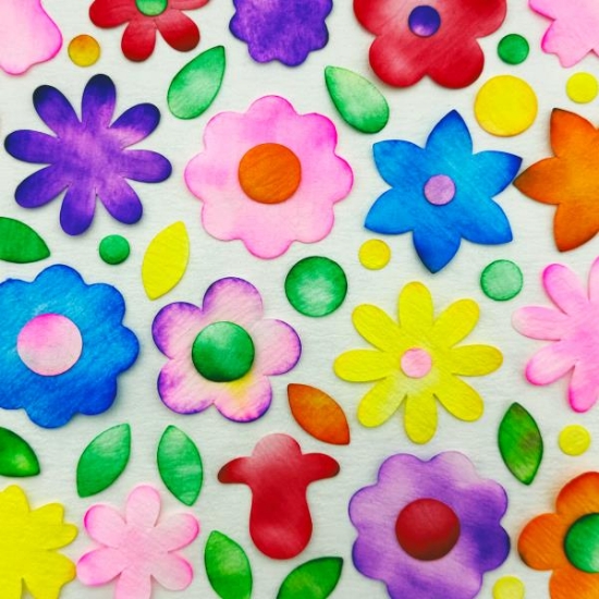 Image de Papier absorbant petites fleurs – 310 pièces