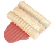 Image de Rouleaux en bois texturés pour pâte à modeler, lot de 3