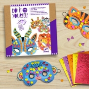 Image de Kit créatif – masques animaux de la jungle