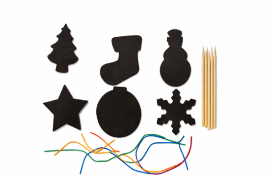 Image de Carton à gratter Noël, les 60