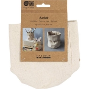 Image de Paniers en coton épais à décorer, les 2