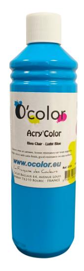 Image de Peinture acrylique ACRY'COLOR bleu primaire flacon 500 ml