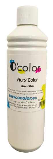 Image de Peinture acrylique ACRY'COLOR blanc flacon 500 ml
