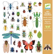 Image de Gommettes thématiques métallisées – microcosmos, les 160