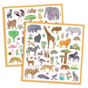 Image de Gommettes thématiques métallisées – kenya, les 160