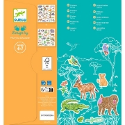 Image de Gommettes thématiques métallisées – kenya, les 160