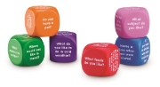 Image de Conversation cubes set – 6 foam cubes with questions