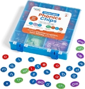 Image de Phonics alphabet chips with storage – 346 pieces