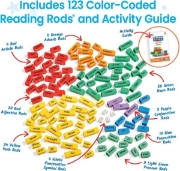 Image de Reading Rods® sentence construction set – 123 pieces