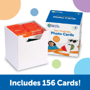 Image de Basic vocabulary photo card set – 156 cards
