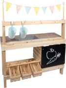 Image de Cuisine et boutique en bois naturel