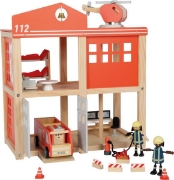 Image de Grande caserne de pompiers avec accessoires