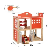 Image de Grande caserne de pompiers avec accessoires