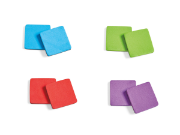 Image de Phonics word-building magnetic tiles – 582 pieces (6 sets)