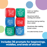 Image de Reading comprehension cubes – set of 6 foam dice