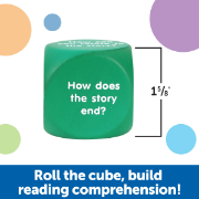 Image de Reading comprehension cubes – set of 6 foam dice