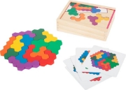 Image de Jeu d'apprentissage de puzzle hexagonal en bois