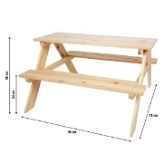 Image de Table de pique-nique pour enfants