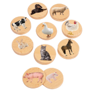 Image de Jeu de mémoire animaux de la ferme, les 18 pièces