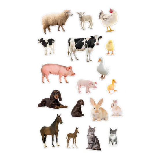 Image de Magnets animaux de la ferme, les 18 pièces