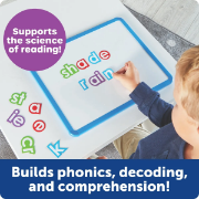 Image de Phonics magnets – 100 color-coded magnetic letters