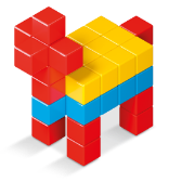 Image de Jeu de construction magnétique Magicube Geomag – 64 pièces