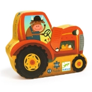 Image de Puzzle - Tracteur - 16 pcs