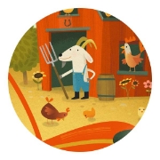 Image de Puzzle - Tracteur - 16 pcs