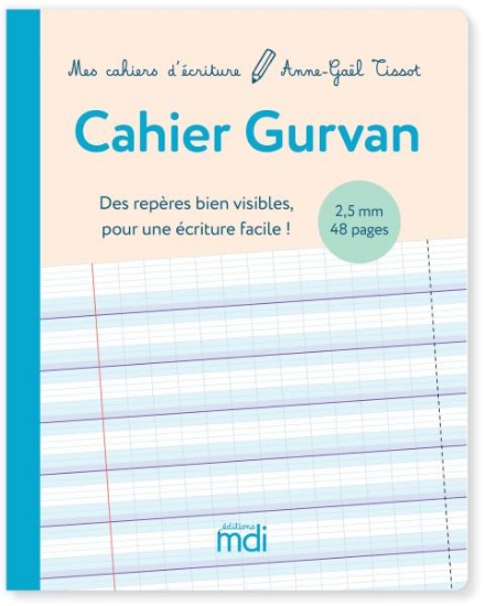 Image de Mes cahiers d'écriture - Cahier Gurvan 2,5 mm