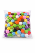Image de Pompons perles, lot de 100