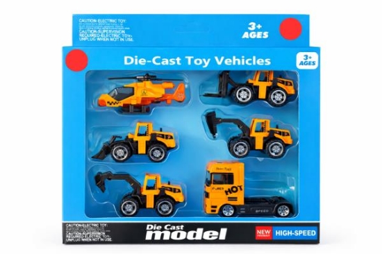 Image de Véhicules de chantier, lot de 6