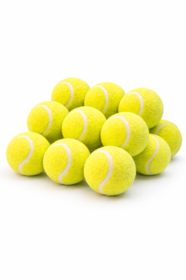 Image de Balle de tennis jaune, lot de 12